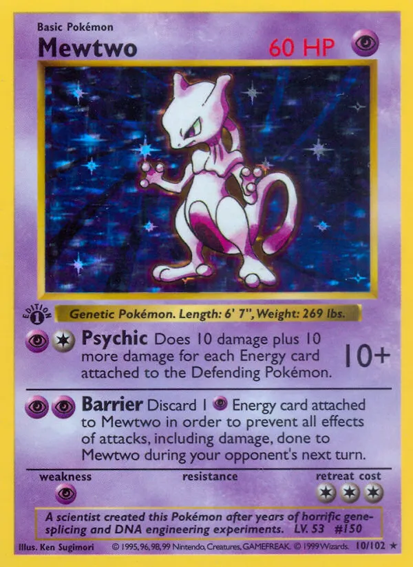 Mewtwo — Base Set #10