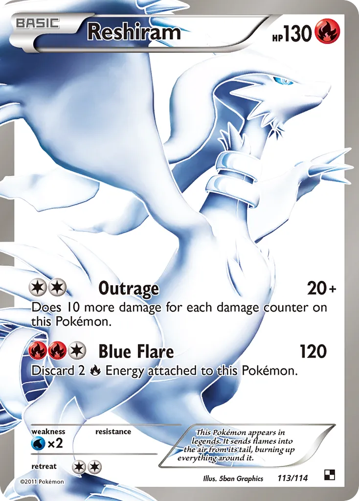 Reshiram — Black & White #113