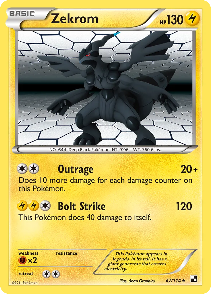 Zekrom — Black & White