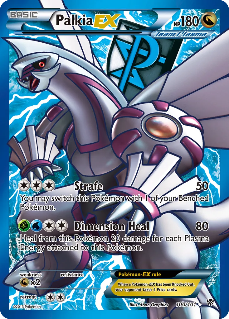 Palkia-EX — top EV contributor in Plasma Blast