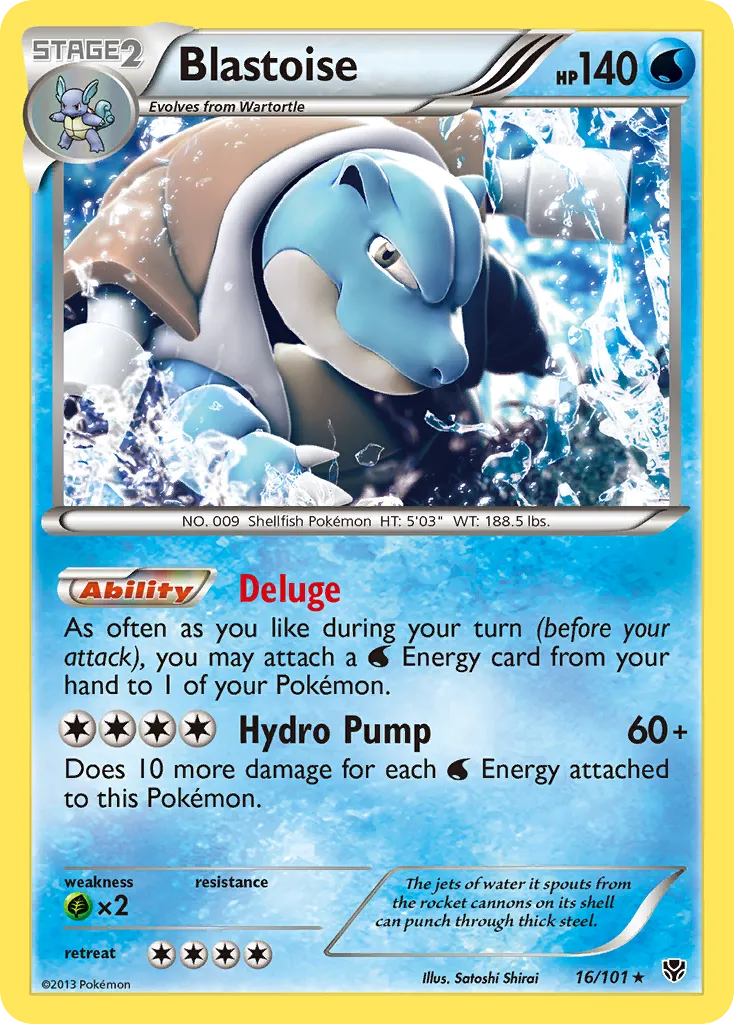 Blastoise — Plasma Blast