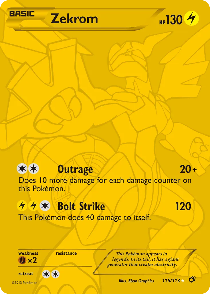 Zekrom — top EV contributor in Legendary Treasures