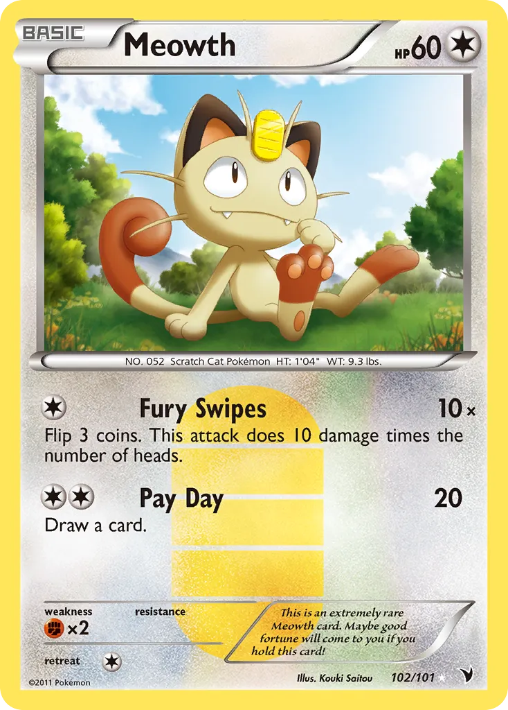 Meowth — top EV contributor in Noble Victories