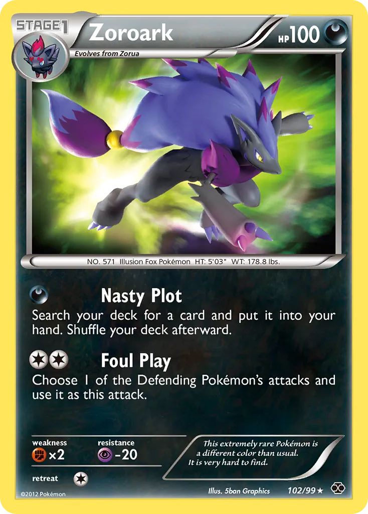 Zoroark — top EV contributor in Next Destinies