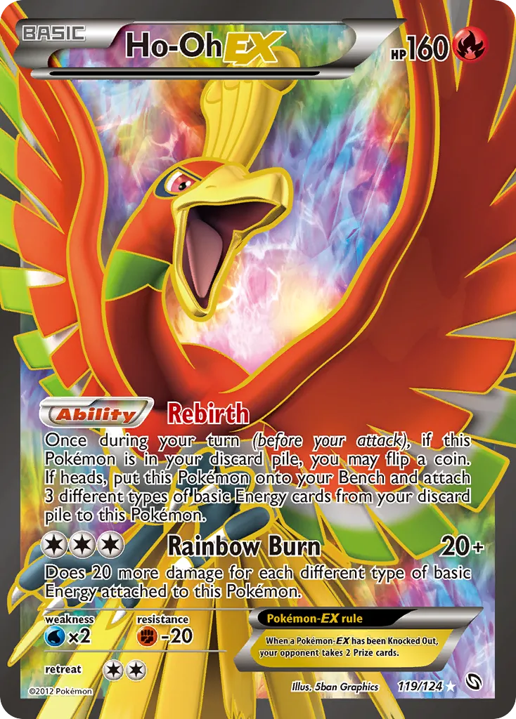Ho-Oh-EX — Dragons Exalted #119