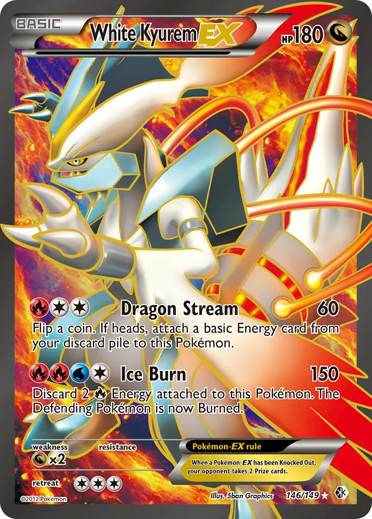 White Kyurem-EX — Boundaries Crossed #146