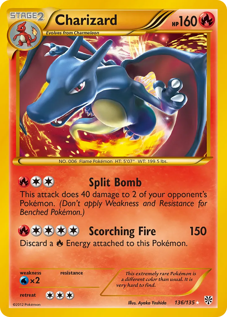 Charizard — top EV contributor in Plasma Storm