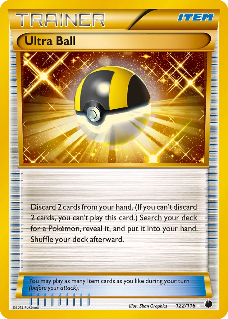 Ultra Ball — featured chase card from Plasma Freeze