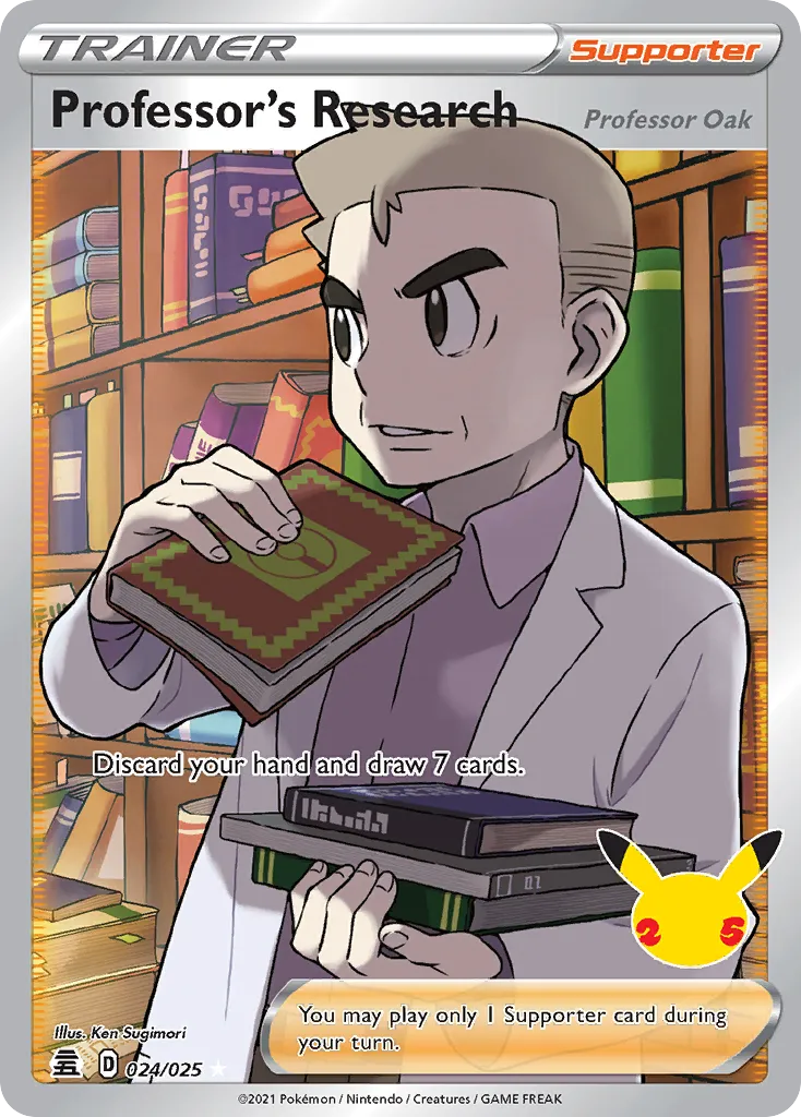 Professor's Research (Professor Oak) — Celebrations