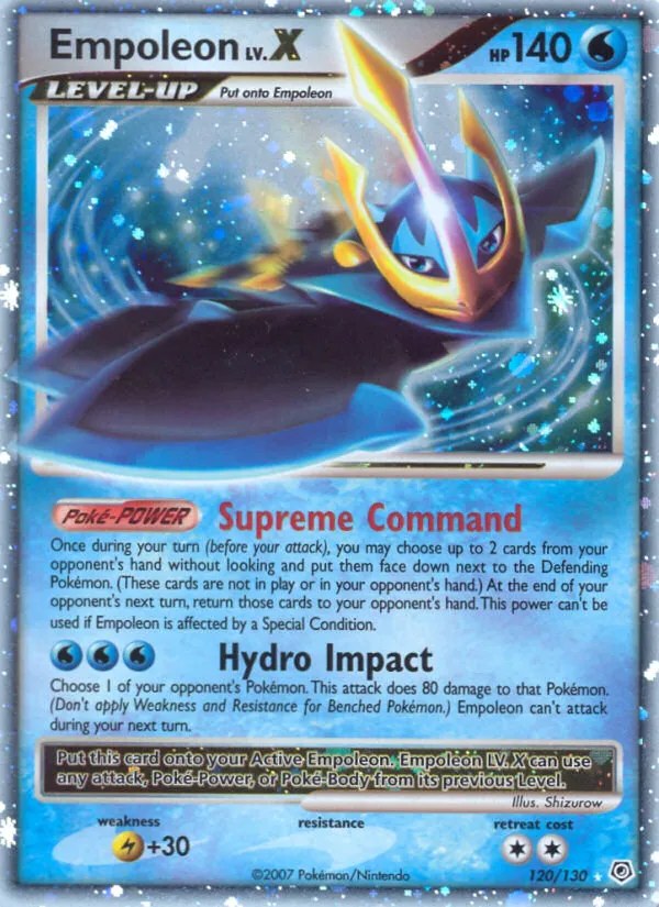 Empoleon LV.X — Diamond & Pearl #120