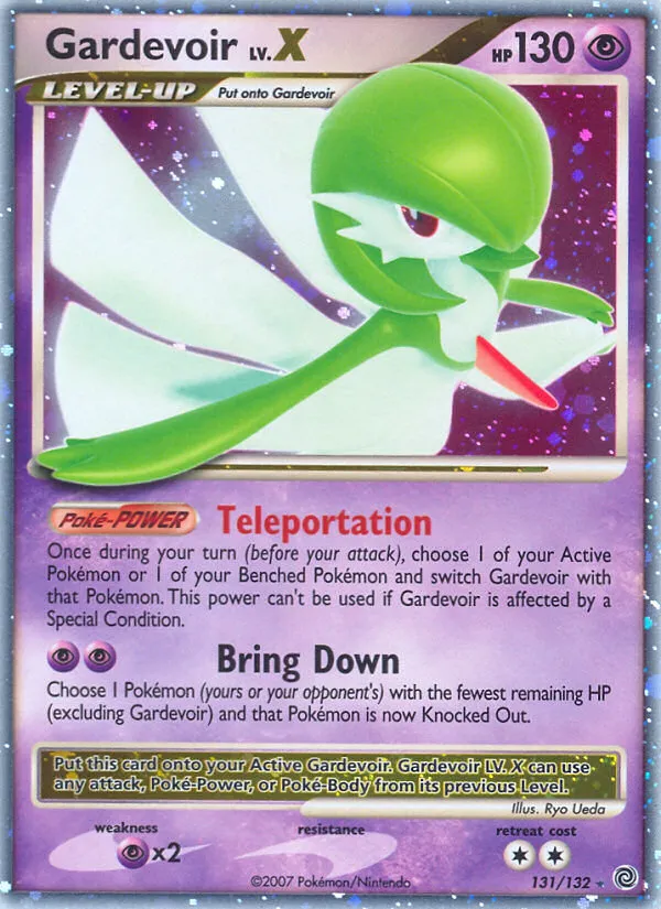 Gardevoir LV.X — featured chase card from Secret Wonders