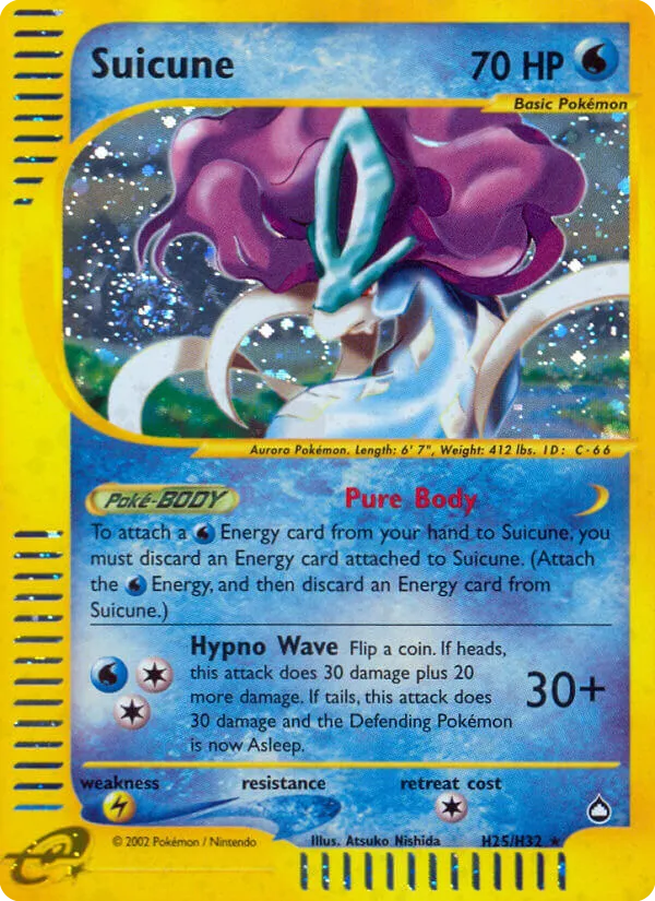 Suicune — Aquapolis #H25