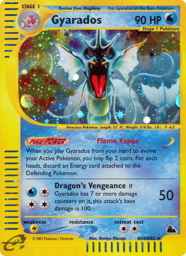 Gyarados — top EV contributor in Skyridge