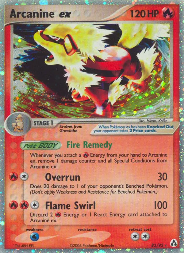 Arcanine ex — Legend Maker