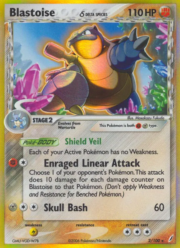 Blastoise δ — Crystal Guardians #2
