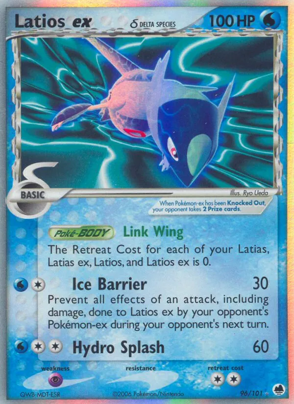 Latios ex δ — Dragon Frontiers #96