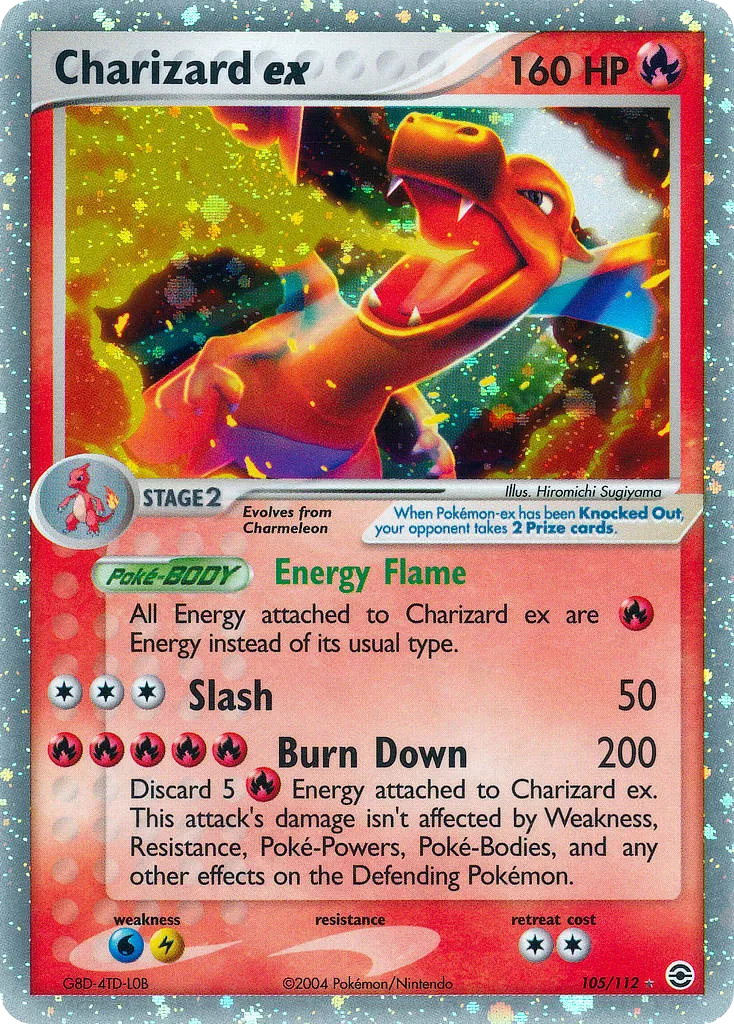 Charizard ex — FireRed & LeafGreen #105
