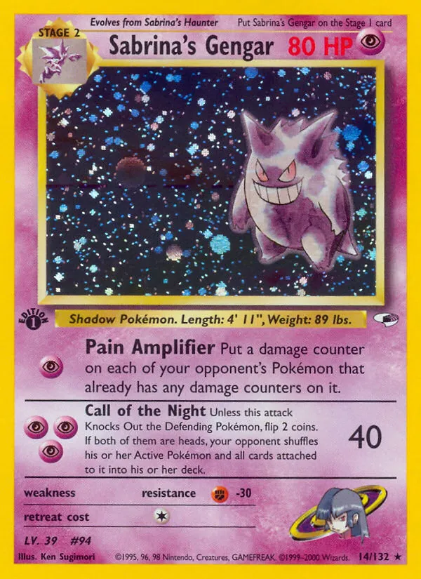 Sabrina's Gengar — top EV contributor in Gym Heroes