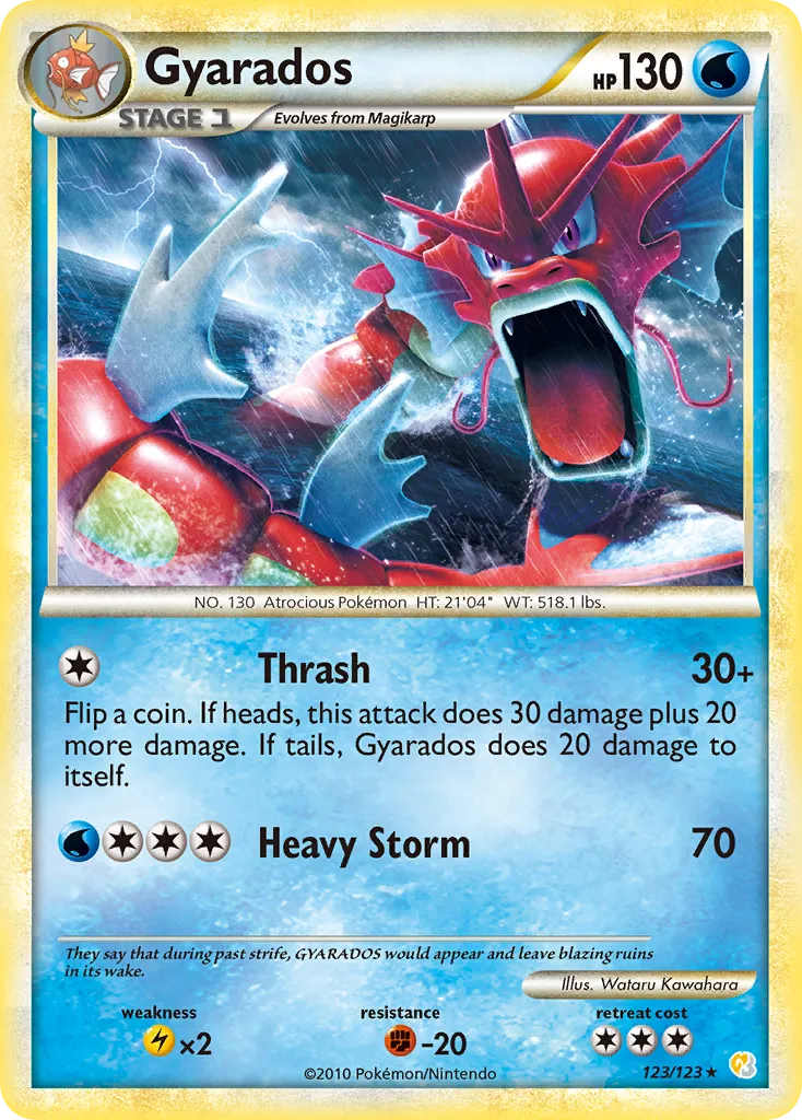 Gyarados — most valuable card in HeartGold & SoulSilver