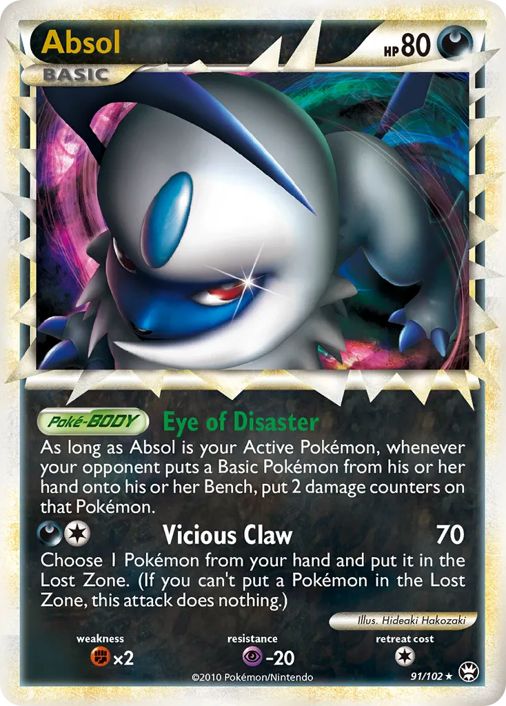 Absol — HS—Triumphant #91