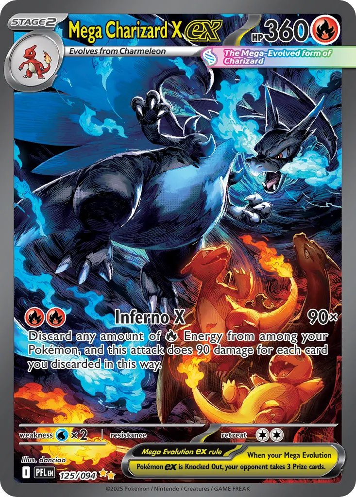 Mega Charizard X ex — top Mega Evolution Era chase pull