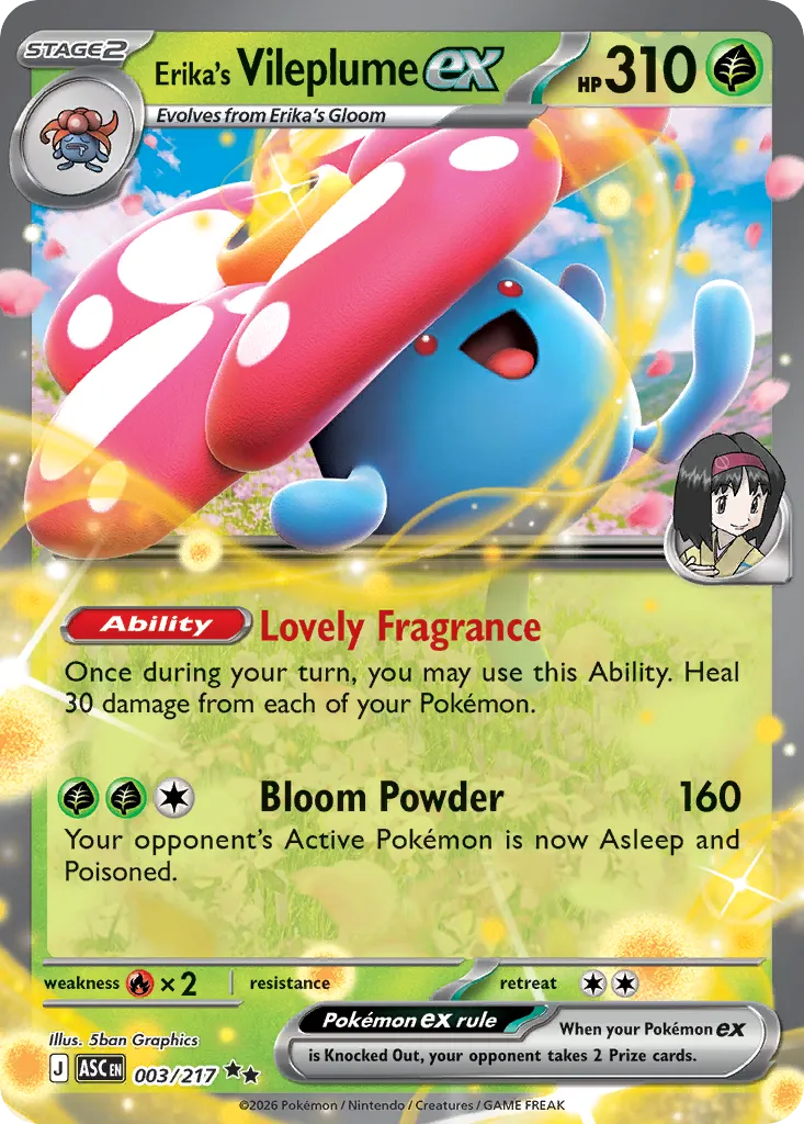 Erika's Vileplume ex — Ascended Heroes