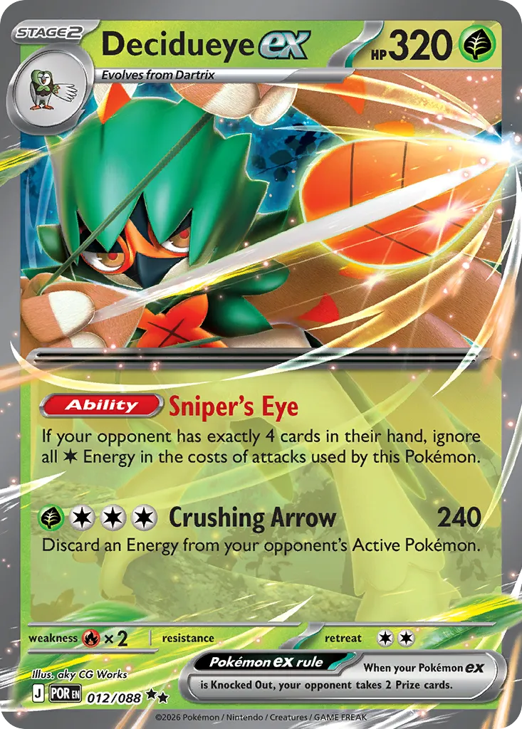 Decidueye ex — Perfect Order