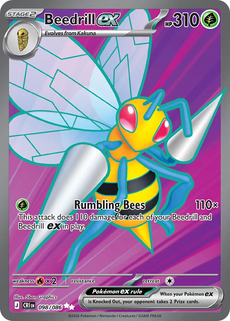 Beedrill ex — Chaos Rising