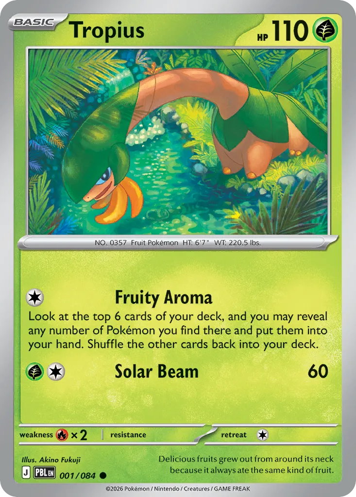 Tropius — featured chase card from Pitch Black