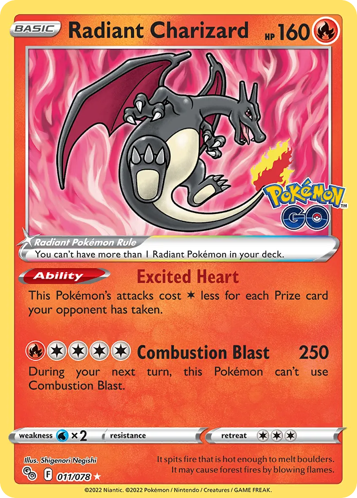 Radiant Charizard — Pokémon GO #11