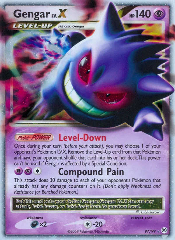 Gengar LV.X — top Platinum Era chase pull