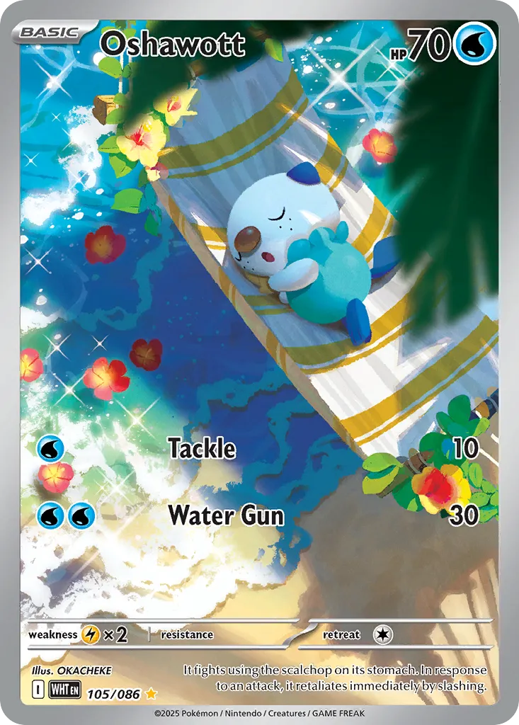 Oshawott — White Flare #105