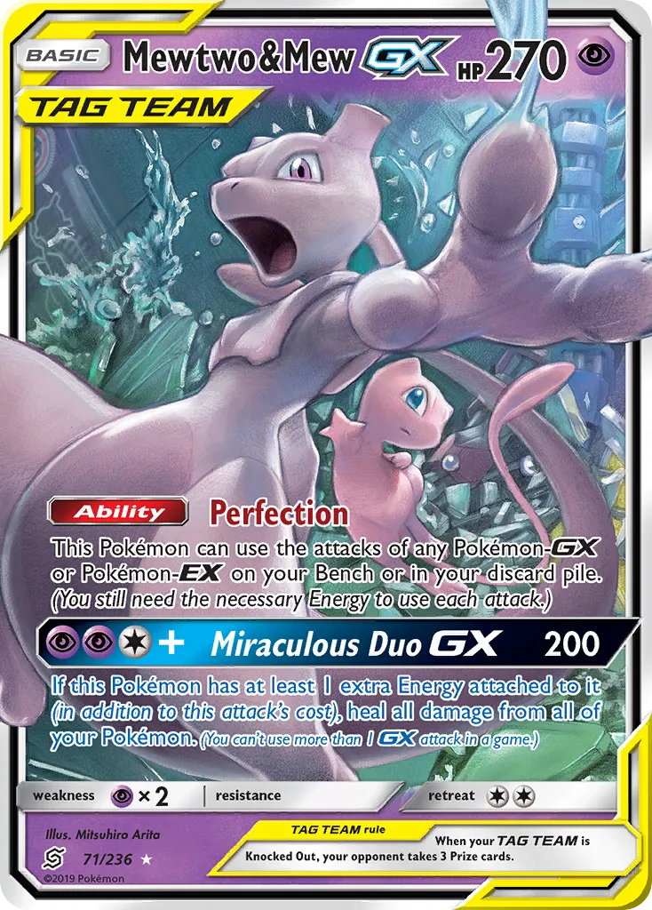 Mewtwo & Mew-GX — Unified Minds