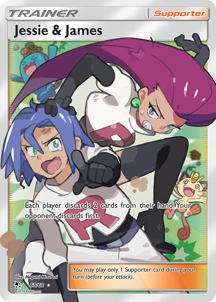 Jessie & James — featured chase card from Hidden Fates