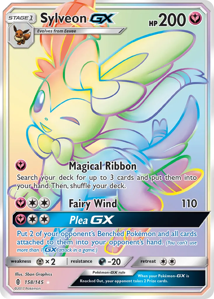 Sylveon-GX — most valuable card in Guardians Rising