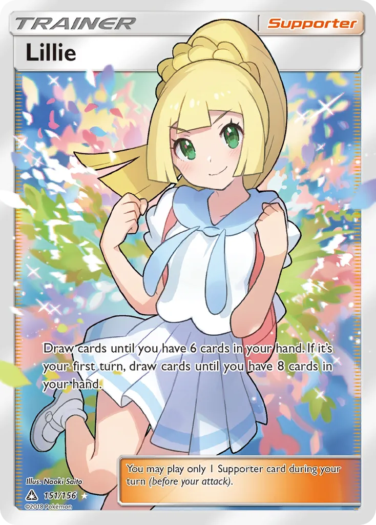 Lillie — featured chase card from Ultra Prism