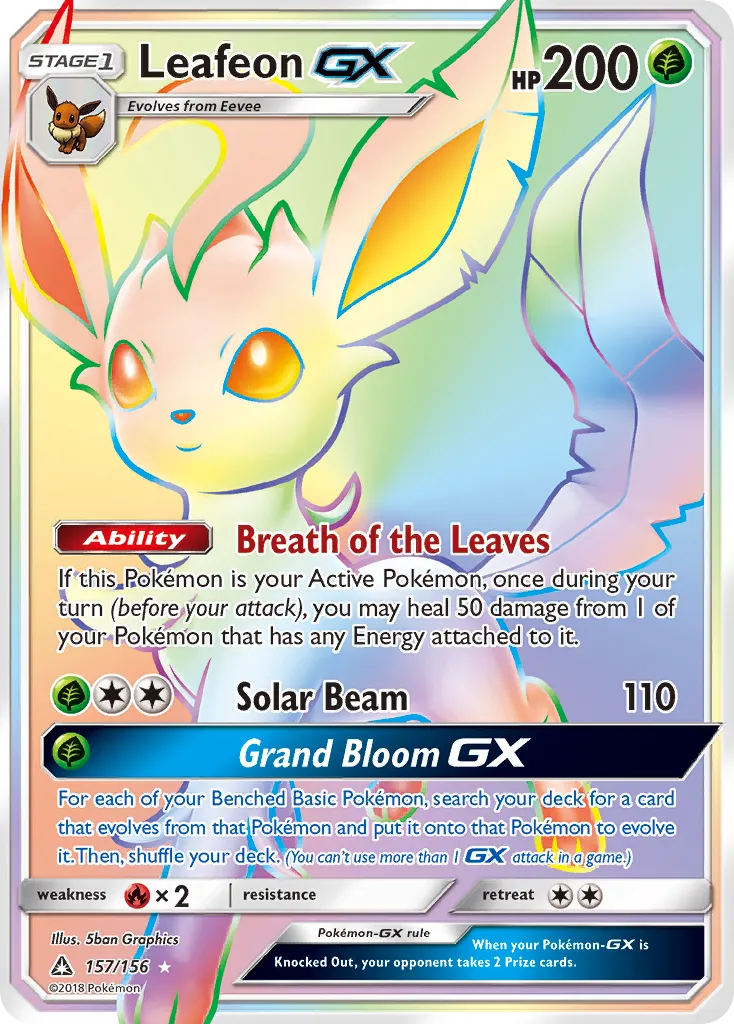 Leafeon-GX — Ultra Prism
