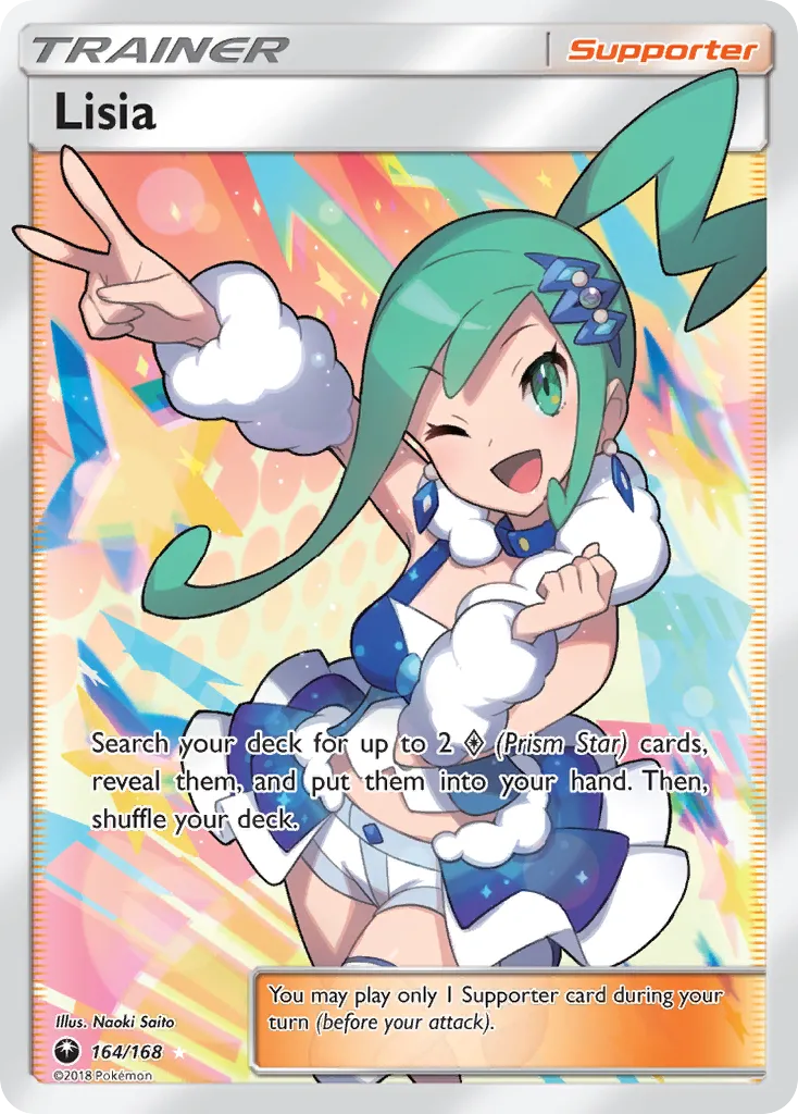 Lisia — featured chase card from Celestial Storm