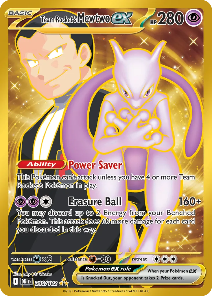Team Rocket's Mewtwo ex — Destined Rivals