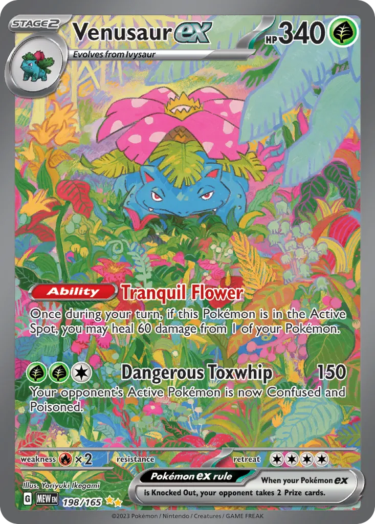 Venusaur ex — Pokemon 151 #198