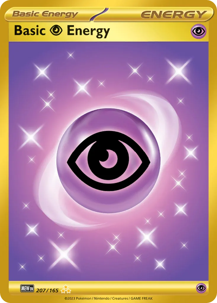 Basic Psychic Energy — top EV contributor in Pokemon 151