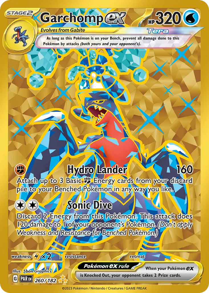 Garchomp ex — Paradox Rift