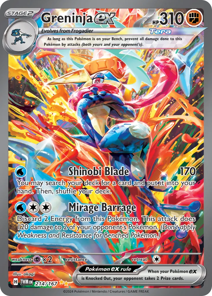 Greninja ex — Twilight Masquerade #214
