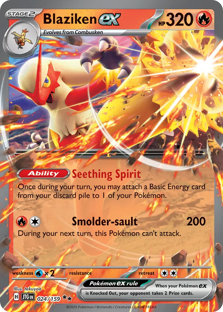 Blaziken ex — Journey Together