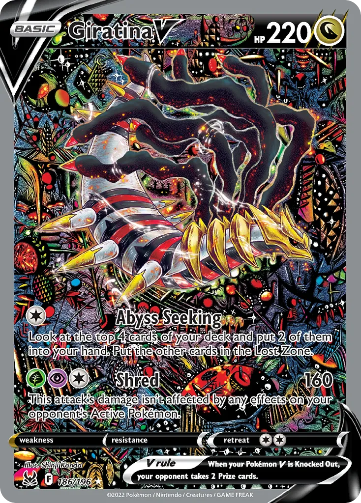 Giratina V — top EV contributor in Lost Origin