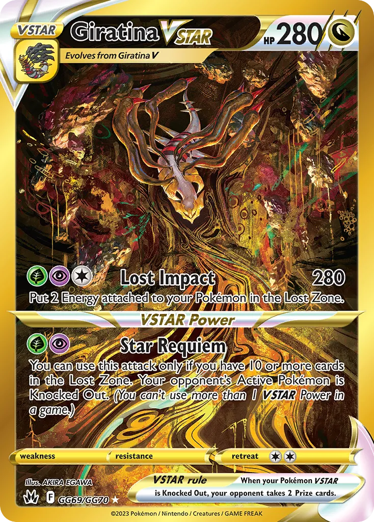 Giratina VSTAR — most valuable card in Crown Zenith