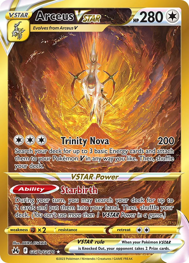 Arceus VSTAR — Crown Zenith #GG70