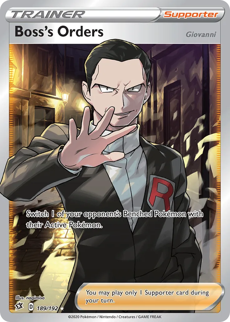Boss's Orders — featured chase card from Rebel Clash