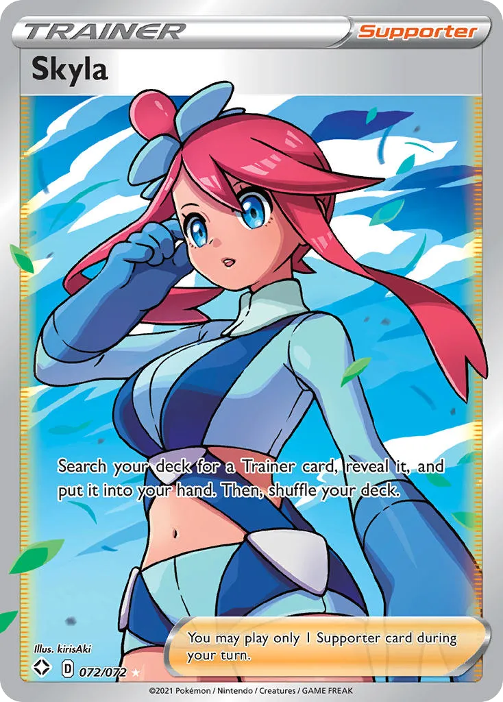 Skyla — featured chase card from Shining Fates