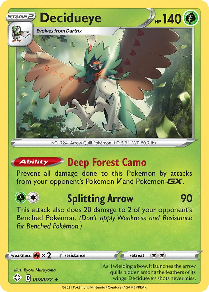 Decidueye — Shining Fates